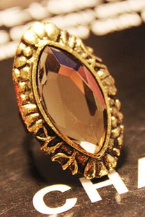 輕奢復(fù)古風(fēng)潮 Herosmart小香氣質(zhì)歐美復(fù)古香檳寶石戒指的獨特魅力